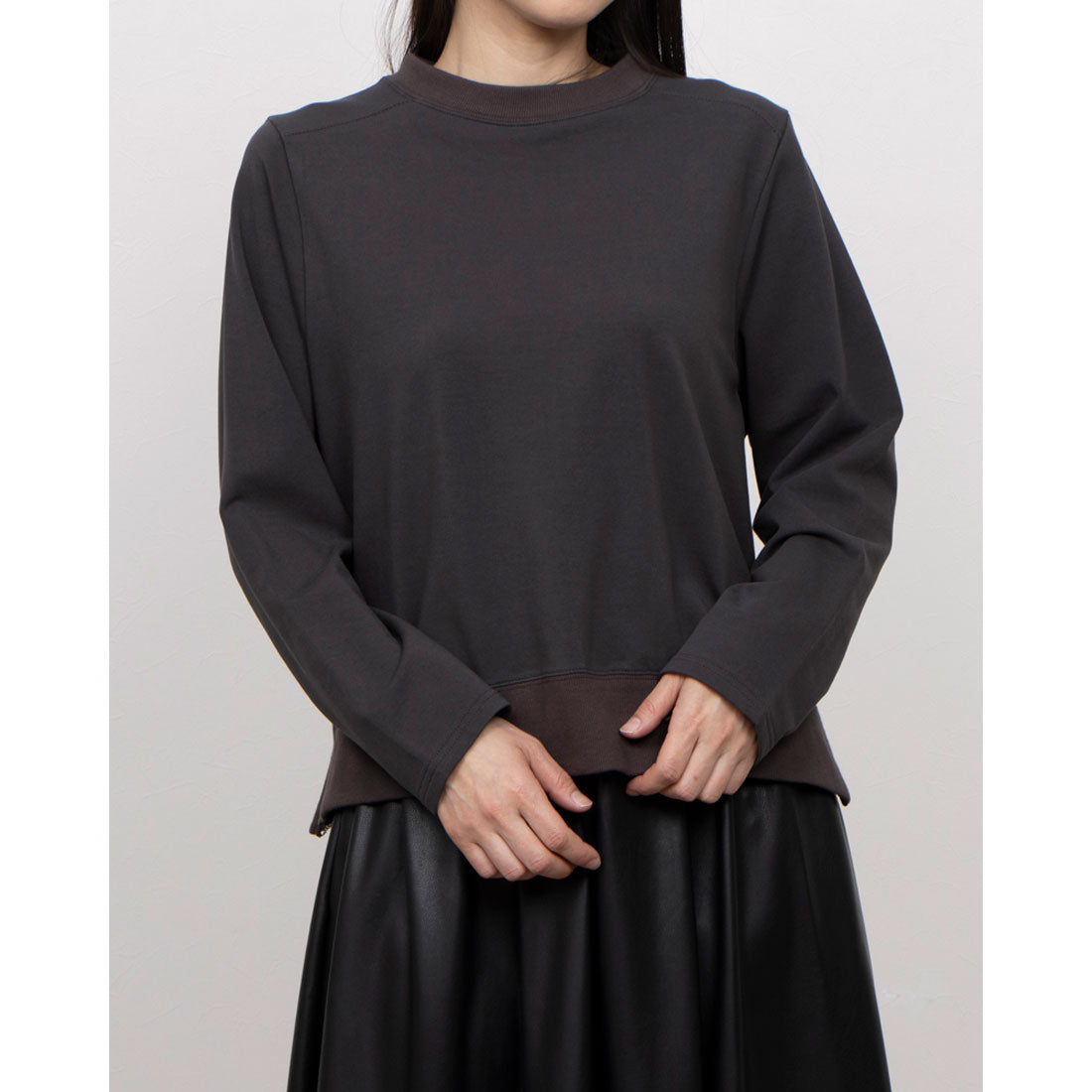 La La que sera ST Mini Back Fleece Slider Slit Pullover