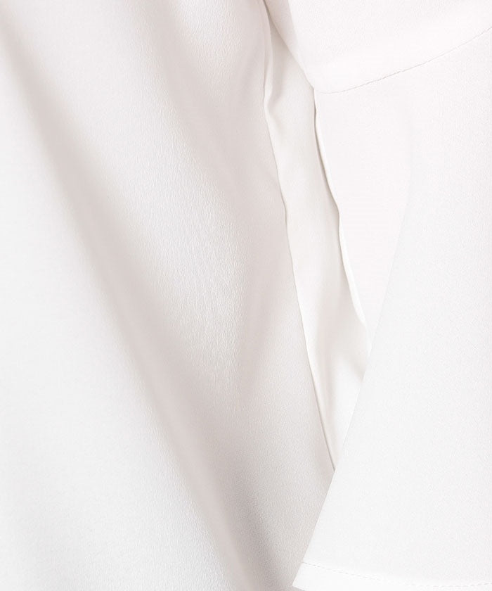 JOCONDE ROYAL 【Washable】 Flare Sleeve Blouse