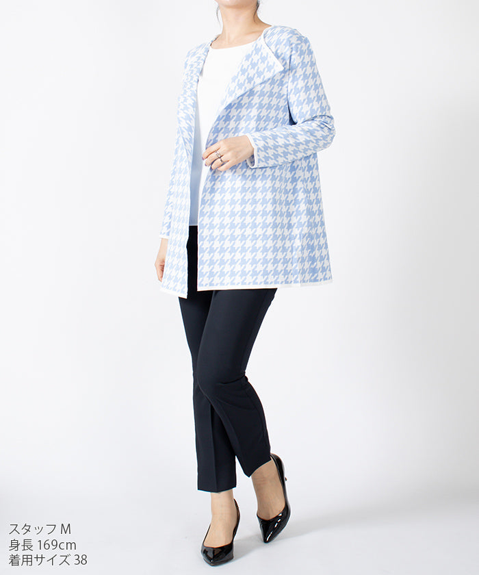 JOCONDE ROYAL Houndstooth Knit Jacket