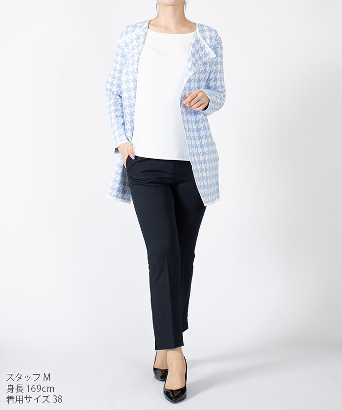 JOCONDE ROYAL Houndstooth Knit Jacket