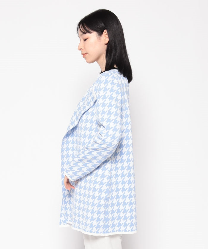 JOCONDE ROYAL Houndstooth Knit Jacket