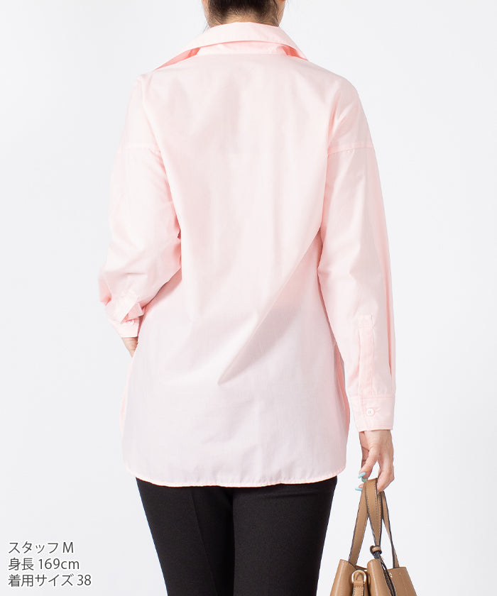 JOCONDE ROYAL 【Washable】 Overshirt Blouse