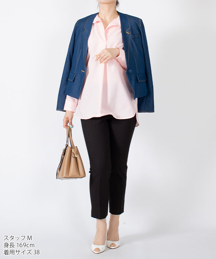 JOCONDE ROYAL 【Washable】 Overshirt Blouse