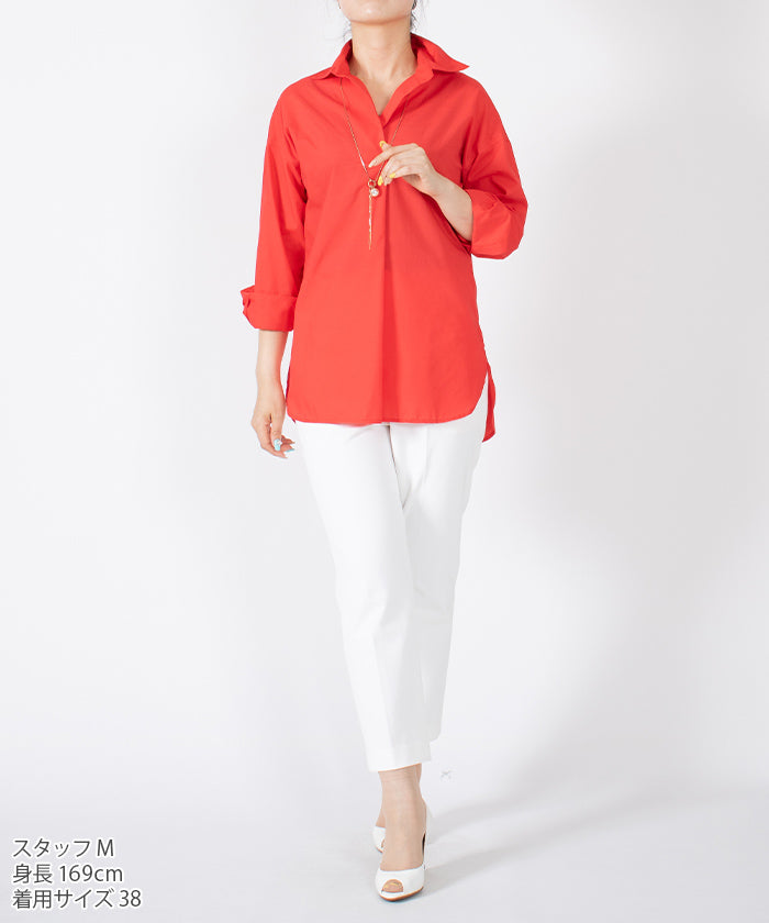 JOCONDE ROYAL 【Washable】 Overshirt Blouse