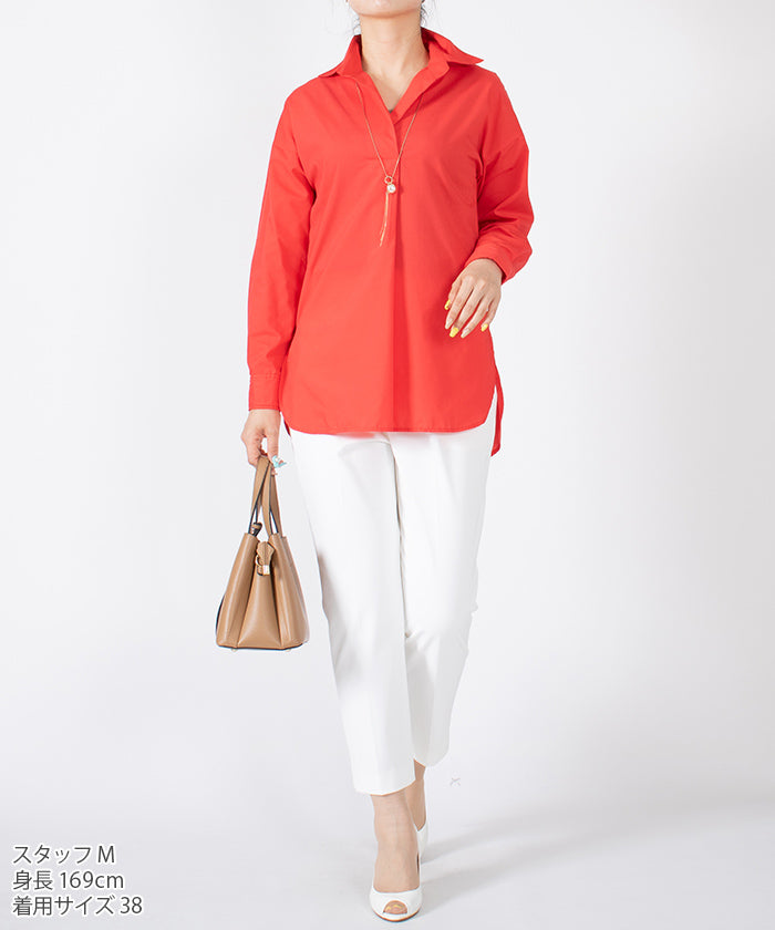 JOCONDE ROYAL 【Washable】 Overshirt Blouse