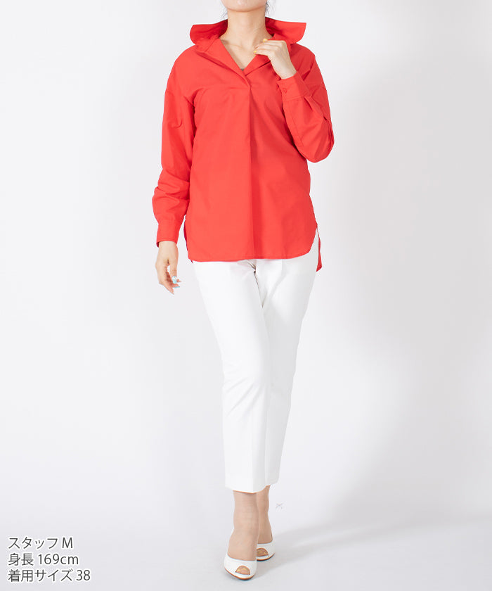 JOCONDE ROYAL 【Washable】 Overshirt Blouse