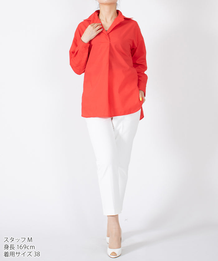 JOCONDE ROYAL 【Washable】 Overshirt Blouse