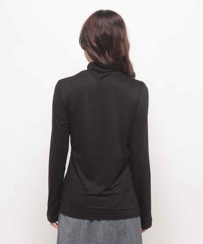 La Gioconda High Neck Cut and Sew Top