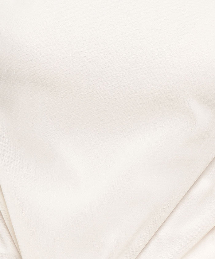 LAPINE BLANCHE 【Washable】 Flocked Tulle High Neck Pullover