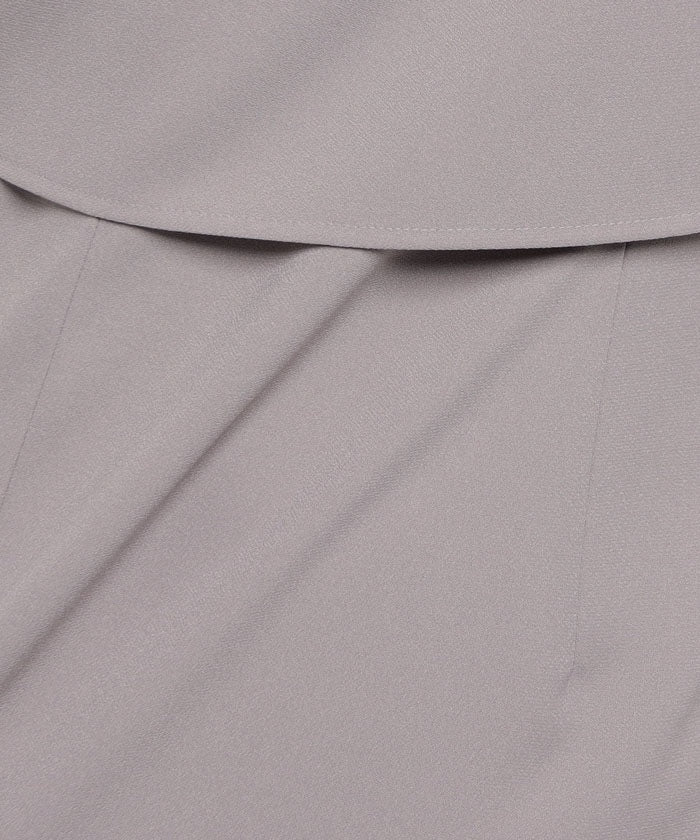 ラピーヌ ブランシュ LAPINE BLANCHE 2WAYストレッチ ボレロ風ワンピース