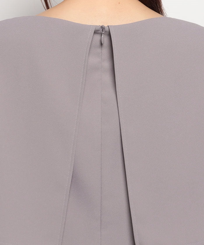 ラピーヌ ブランシュ LAPINE BLANCHE 2WAYストレッチ ボレロ風ワンピース