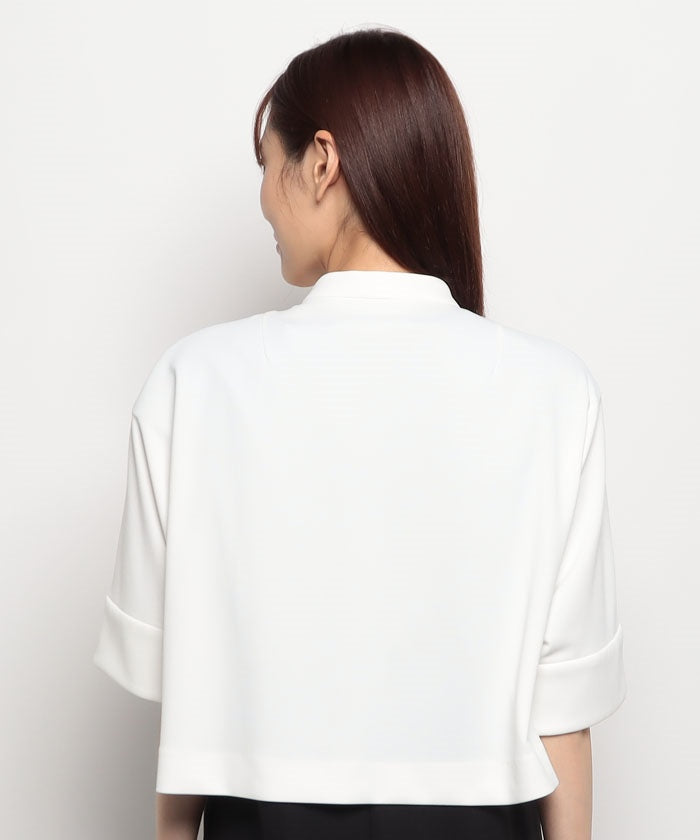 LAPINE BLANCHE Stand Collar Half Jacket