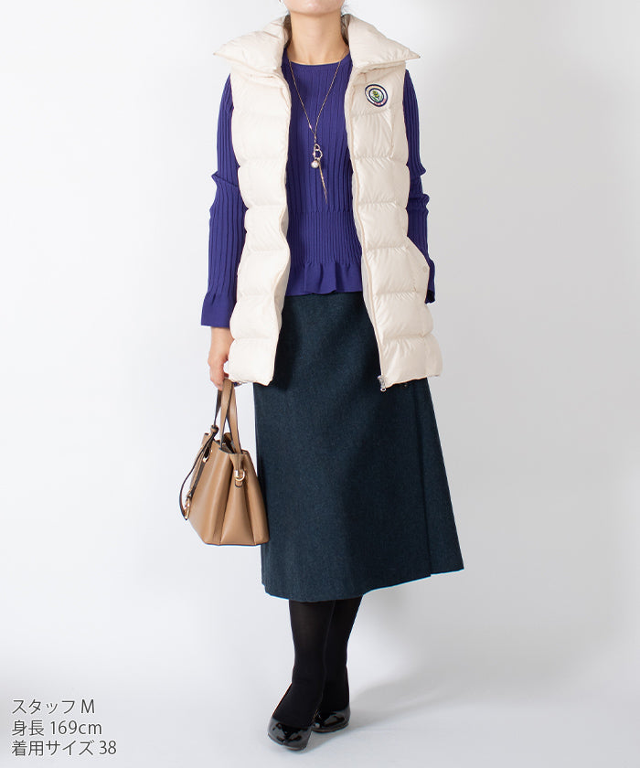 LAPINE BLANCHE Etamine Tweed Skirt