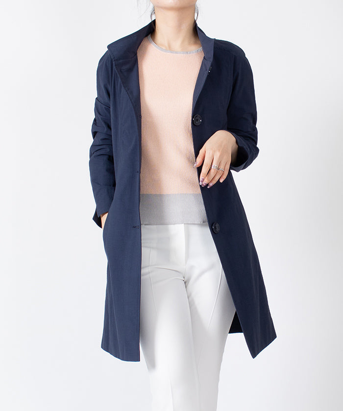 LAPINE BLANCHE Stand Collar Coat