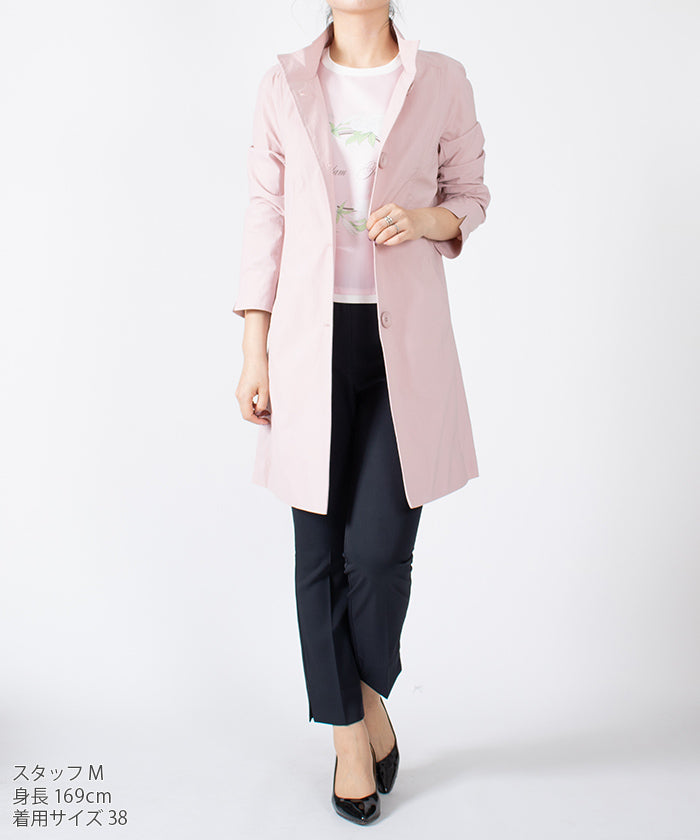 LAPINE BLANCHE Stand Collar Coat