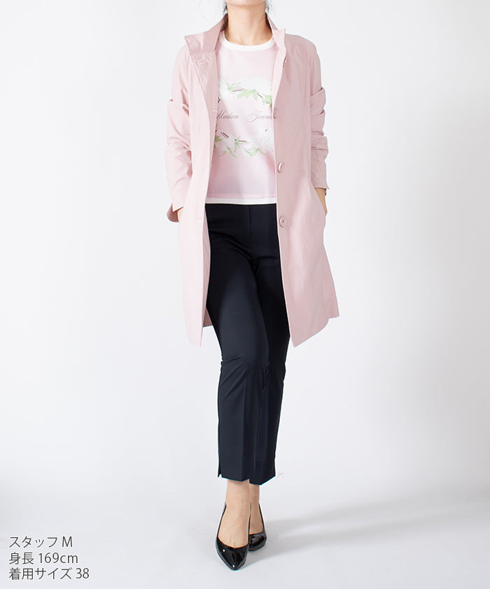 LAPINE BLANCHE Stand Collar Coat