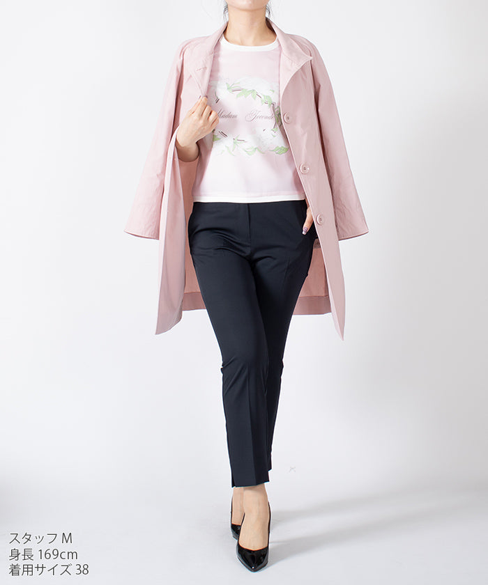 LAPINE BLANCHE Stand Collar Coat