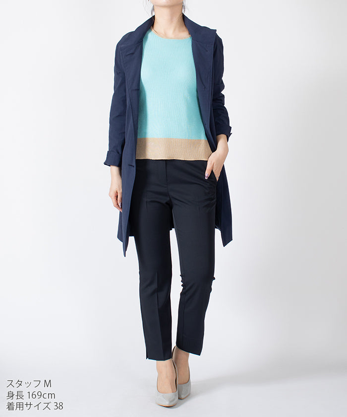 LAPINE BLANCHE Stand Collar Coat