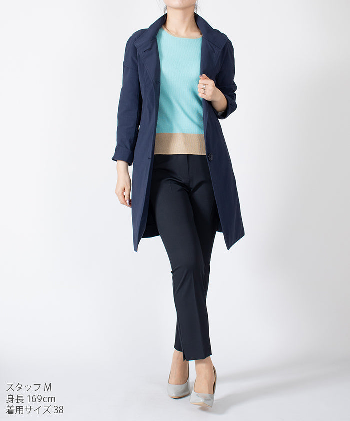 LAPINE BLANCHE Stand Collar Coat