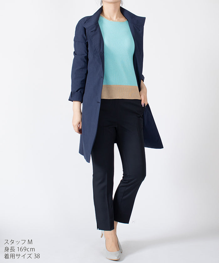 LAPINE BLANCHE Stand Collar Coat
