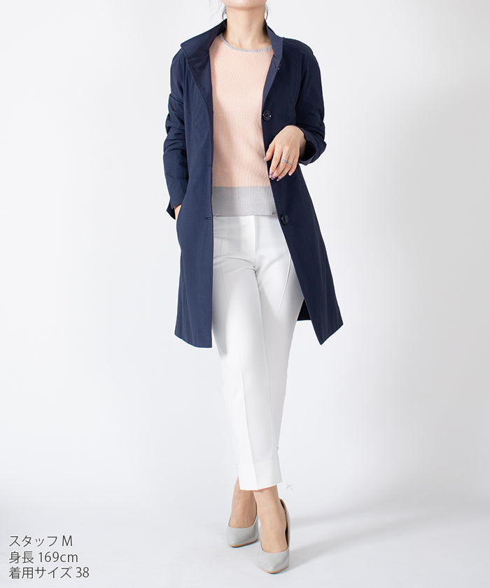 LAPINE BLANCHE Stand Collar Coat