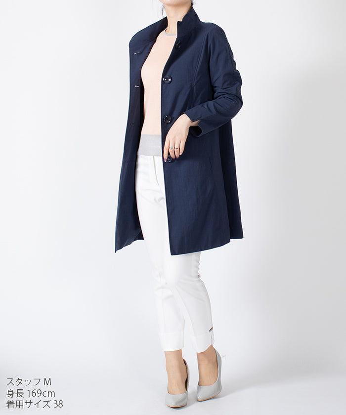 LAPINE BLANCHE Stand Collar Coat