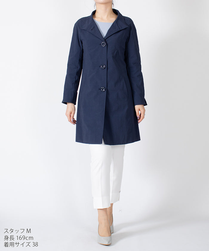 LAPINE BLANCHE Stand Collar Coat