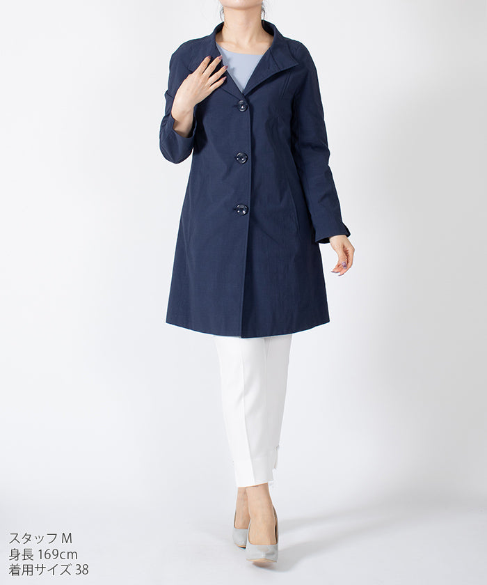 LAPINE BLANCHE Stand Collar Coat