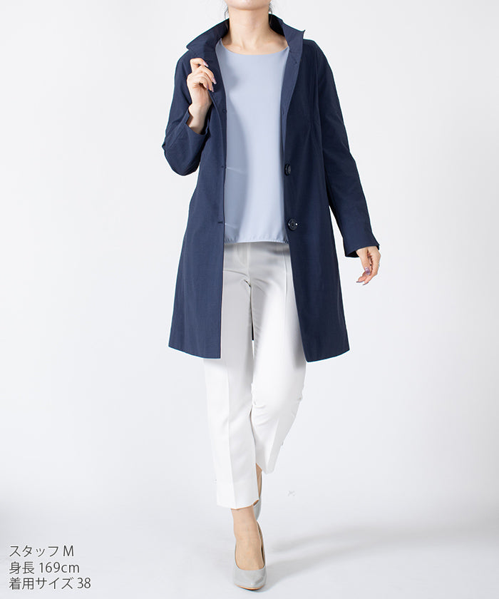 LAPINE BLANCHE Stand Collar Coat