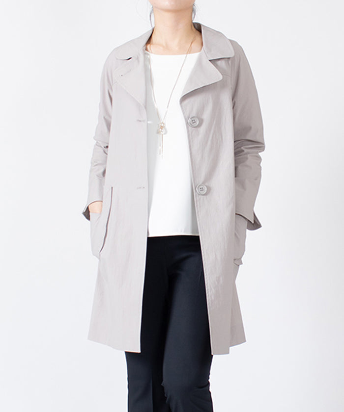 LAPINE BLANCHE Belted Light Coat