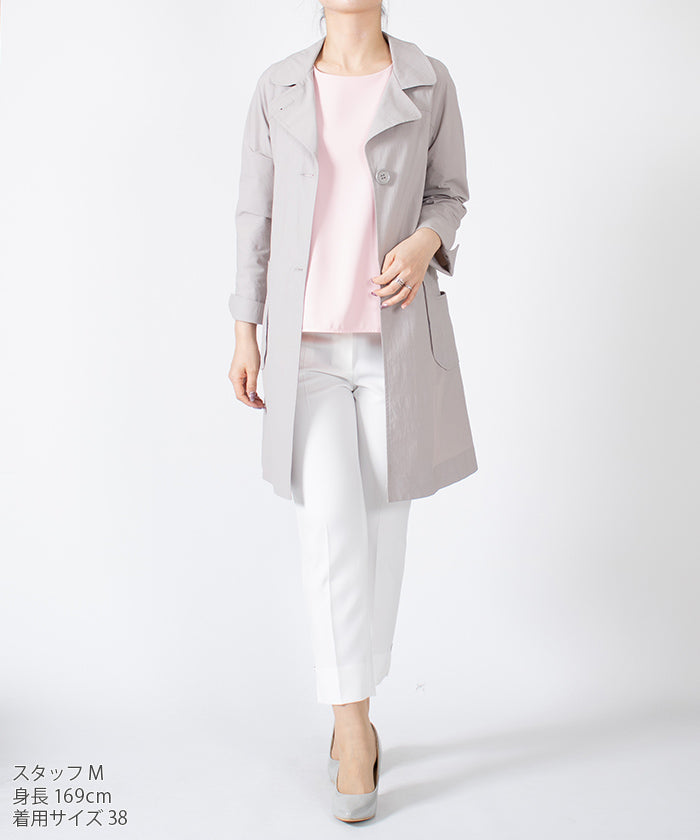 LAPINE BLANCHE Belted Light Coat