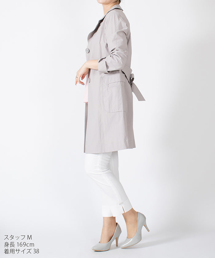 LAPINE BLANCHE Belted Light Coat