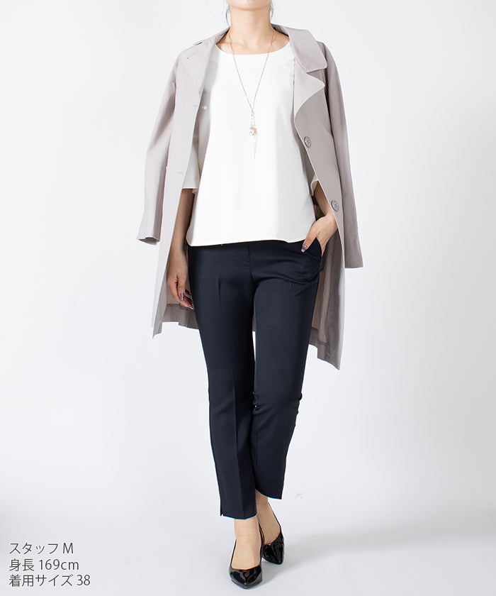LAPINE BLANCHE Belted Light Coat