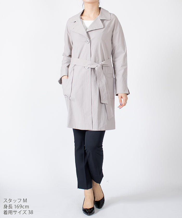 LAPINE BLANCHE Belted Light Coat