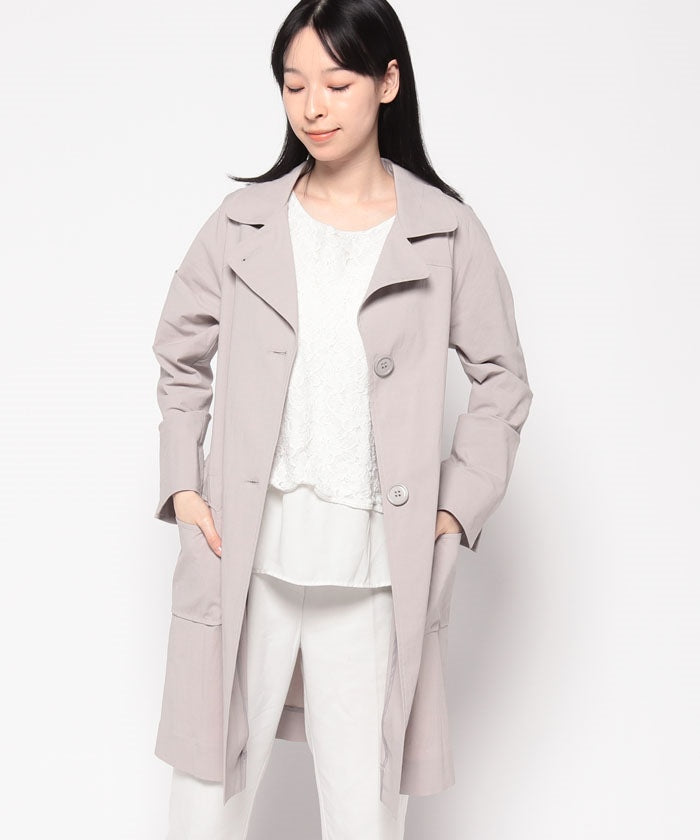 LAPINE BLANCHE Belted Light Coat