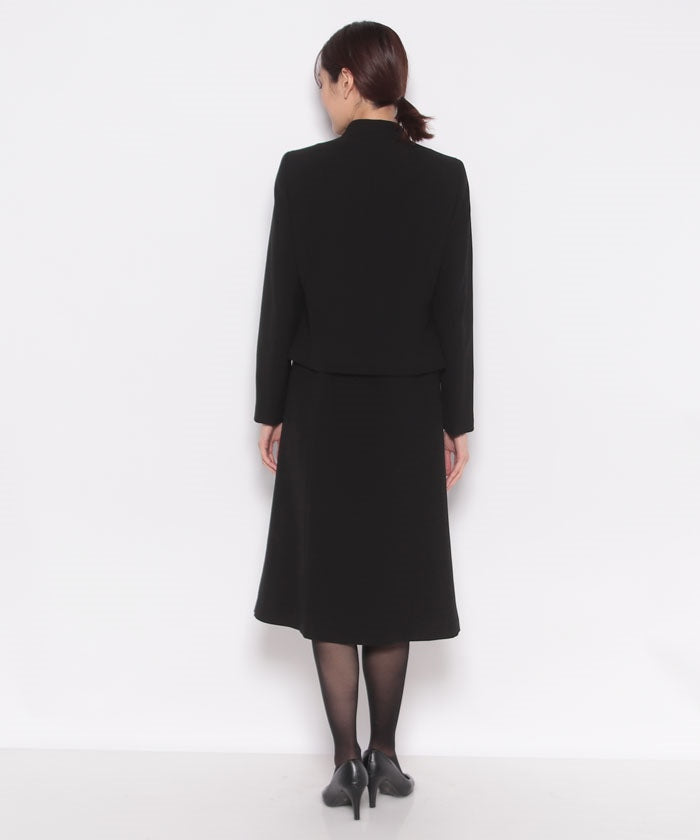 拉比努 正式 LAPINE FORMAL 【全季節・正式・禮服・喪服】強撚卡爾紋 套裝