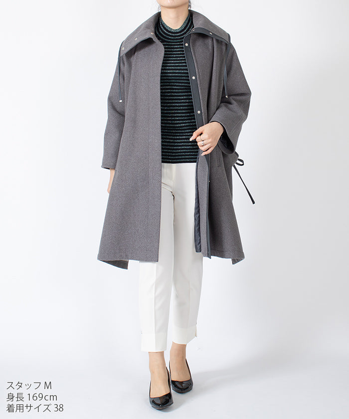 ミス ジェイ MISS J ボーダーハイネックプルオーバー