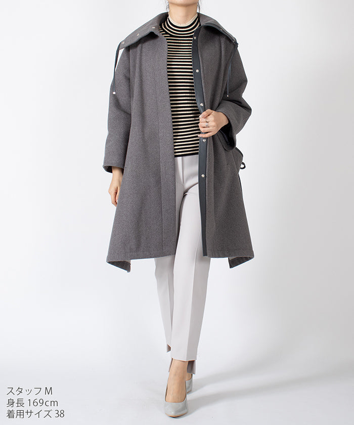 ミス ジェイ MISS J ボーダーハイネックプルオーバー