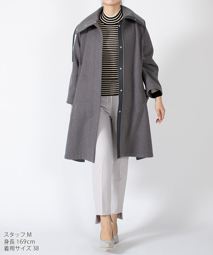 ミス ジェイ MISS J ボーダーハイネックプルオーバー