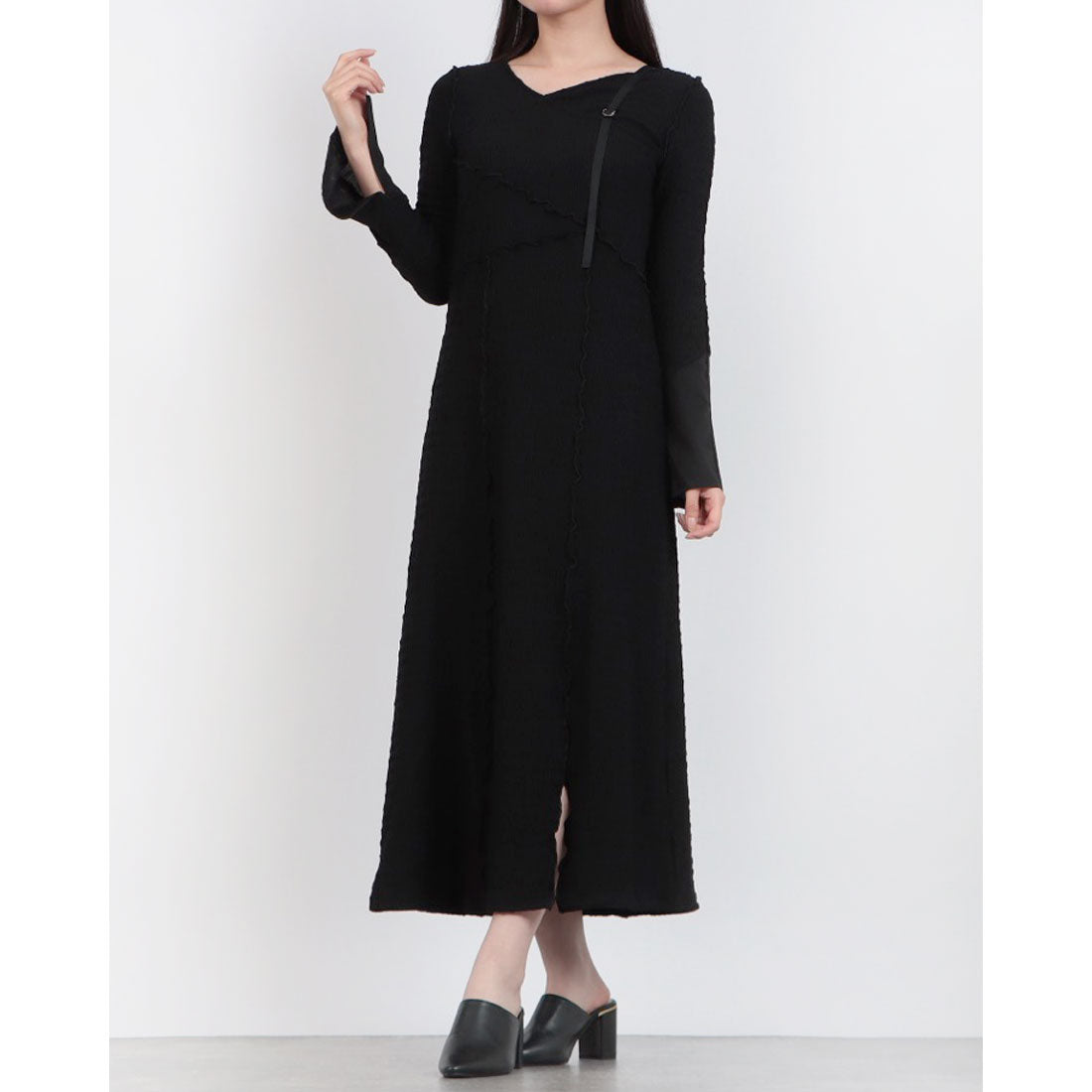 レディメイド LADYMADE アシメメローカットワンピース （ブラック） ブラック