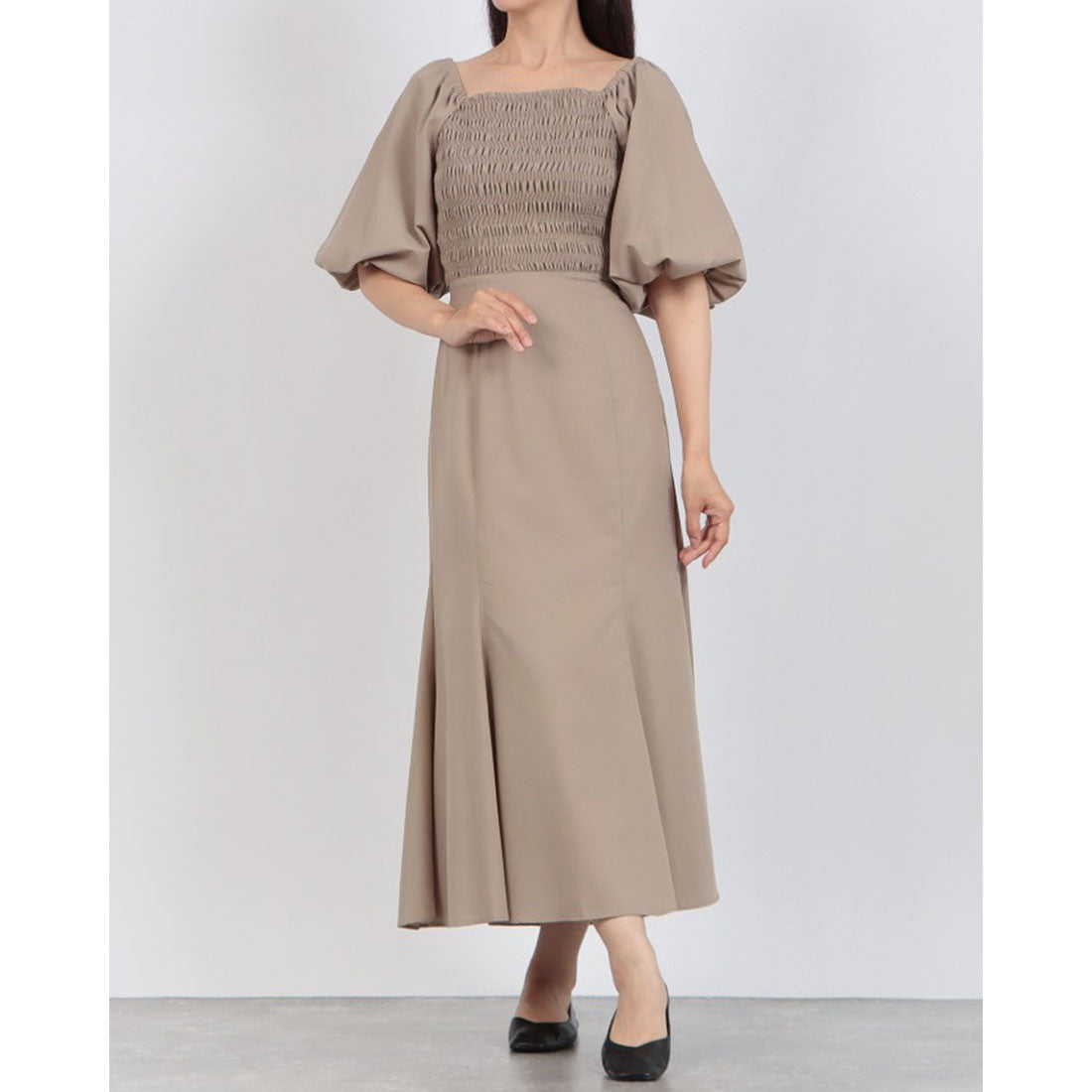 レディメイド LADYMADE リボンカシュクール2WAYワンピース （ベージュ） ベージュ