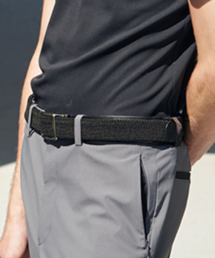 LANVIN SPORT Rubber Mesh Belt