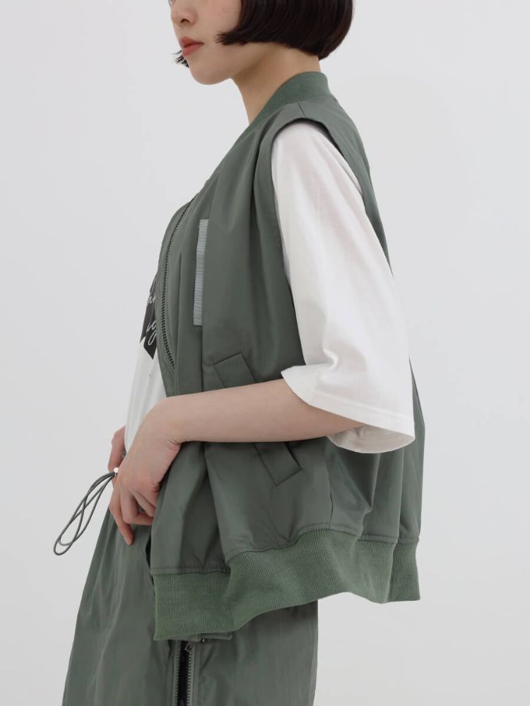 ラシュッド LASUD 裏メッシュミリタリーベスト