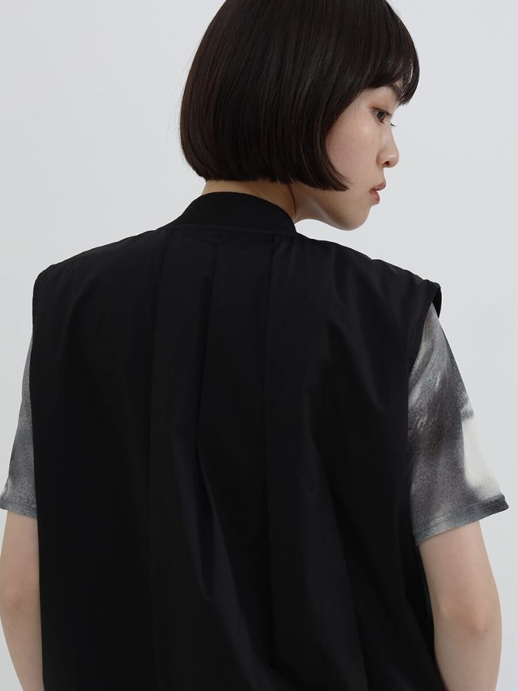 ラシュッド LASUD 裏メッシュミリタリーベスト （ブラック） ブラック