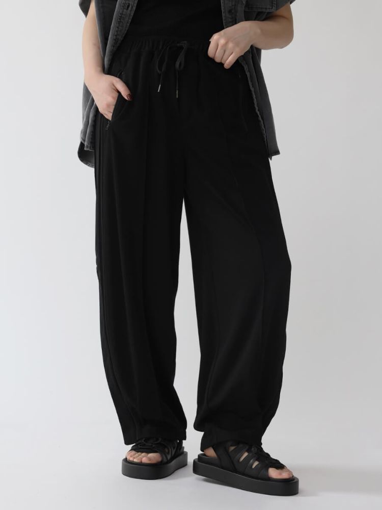 ラシュッド LASUD サイドラインバレルパンツ （グレー） グレー
