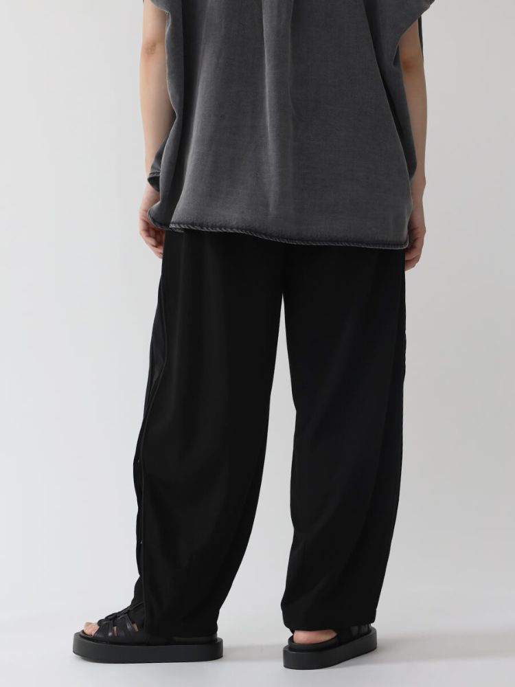ラシュッド LASUD サイドラインバレルパンツ （グレー） グレー