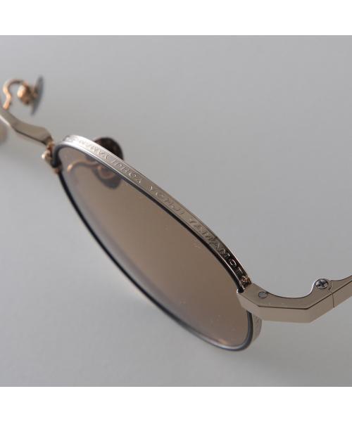 Yohji Yamamoto サングラス 19-0090-1 ボストン型 （ゴールド×グレー） ゴールド×グレー