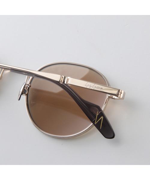 Yohji Yamamoto サングラス 19-0090-1 ボストン型 （ゴールド×グレー） ゴールド×グレー