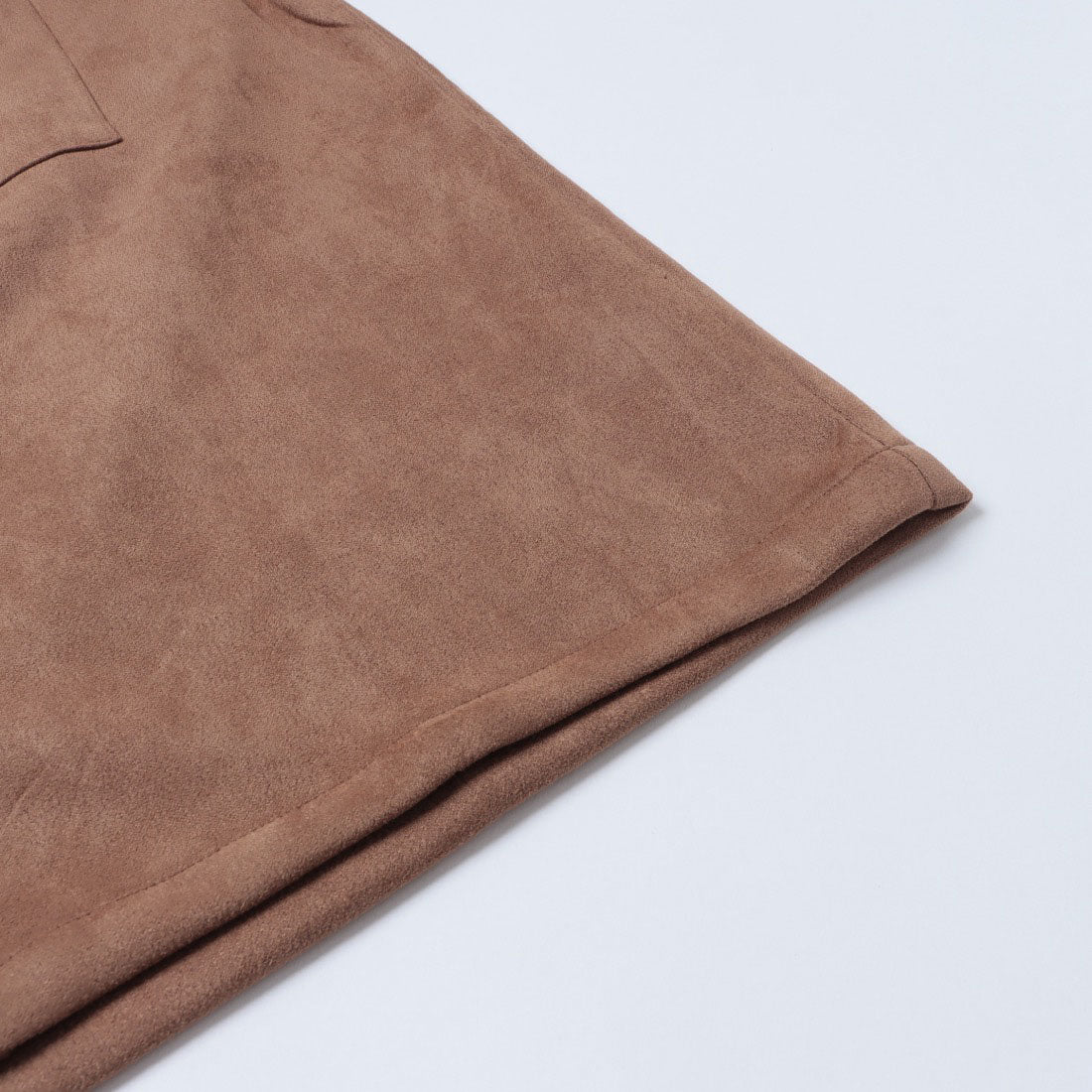 ラテラテ lattelatte フェイク スウェード シャツジャケット （チャコールグレー） チャコールグレー