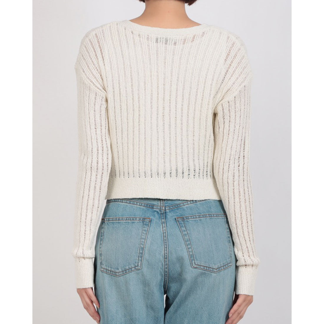 ラテラテ lattelatte Vネックカーディガン （オフ） オフ